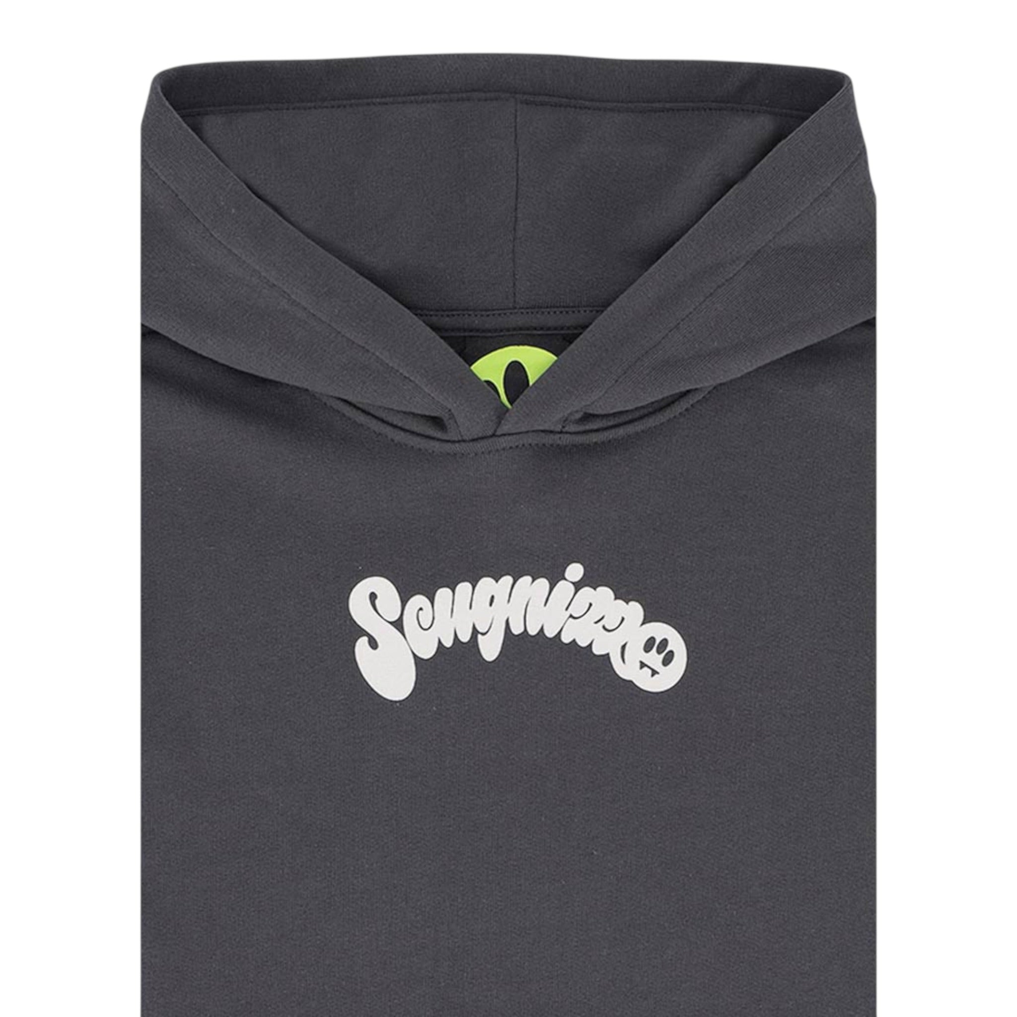 Barrow Kids Felpa Chiusa con Cappuccio tinta unita con Stampe Grigio per Bambino F5BKJUHS158XX GRIGIO BARROW KIDS 