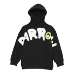Barrow Kids Felpa tinta unita con Cappuccio E Stampa Nero per Bambino F5BKJUHS232 NERO BARROW KIDS 
