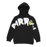 Barrow Kids Felpa tinta unita con Cappuccio E Stampa Nero per Bambino F5BKJUHS232 NERO BARROW KIDS 