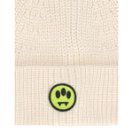 Barrow Kids Cappello tinta unita con Logo Panna per Bambina F5BKJUHT073X PANNA BARROW KIDS 