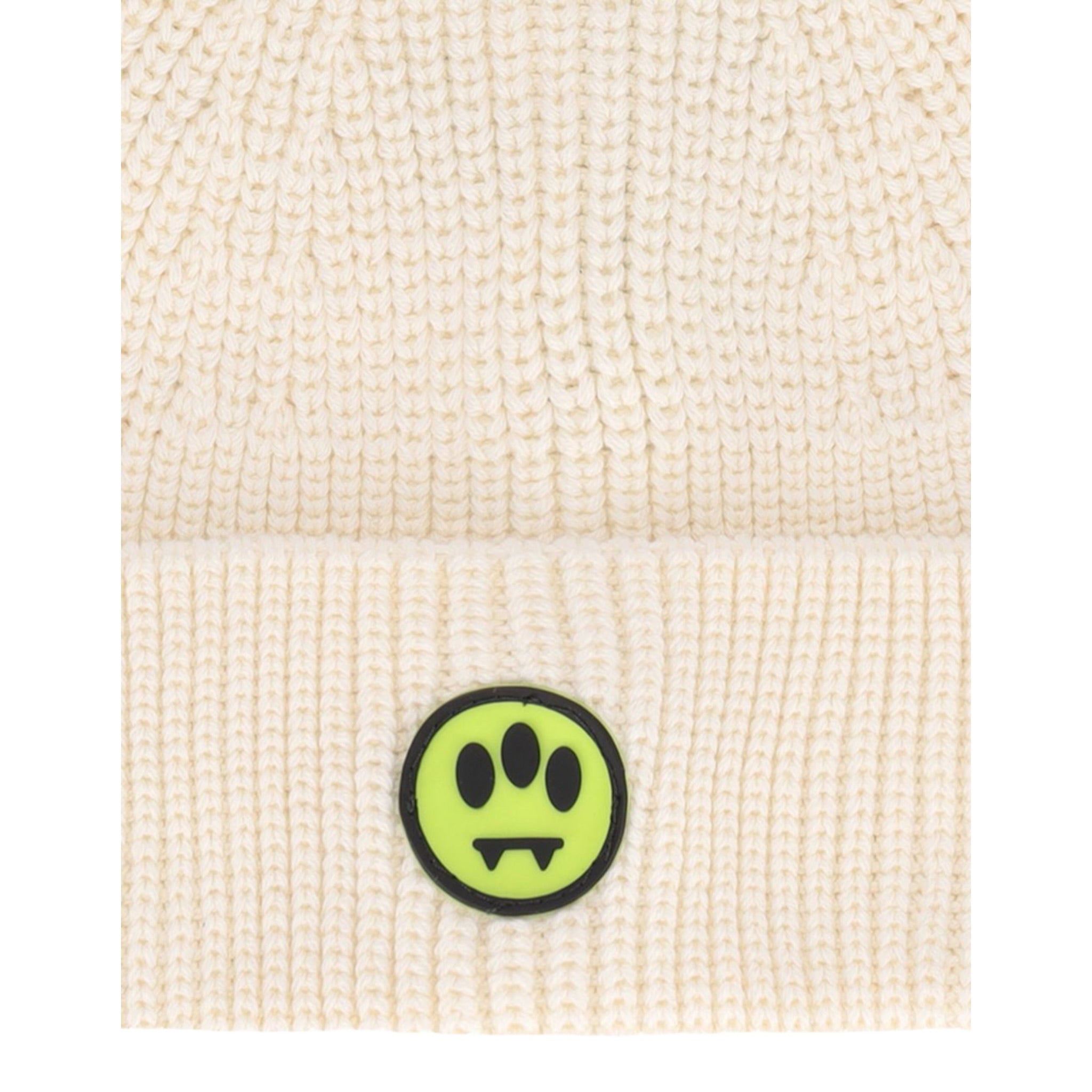Barrow Kids Cappello tinta unita con Logo Panna per Bambina F5BKJUHT073X PANNA BARROW KIDS 