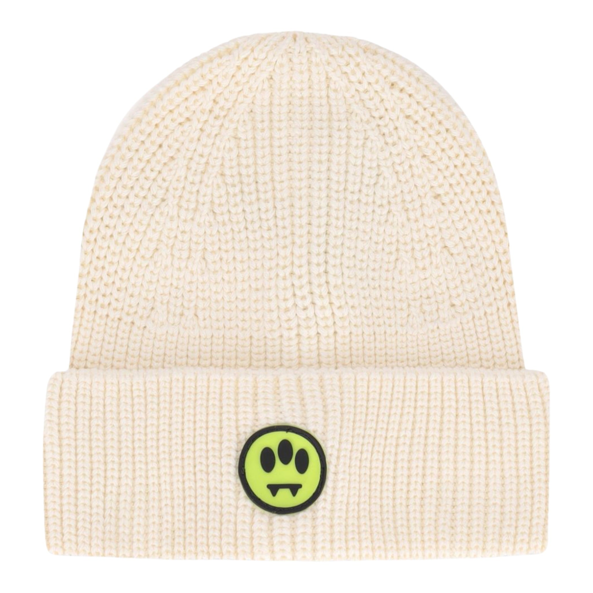 Barrow Kids Cappello tinta unita con Logo Panna per Bambina F5BKJUHT073X PANNA BARROW KIDS 