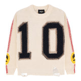 Barrow Kids Maglia tinta unita con Ricami Panna per Bambino F5BKJUJP064 PANNA BARROW KIDS 