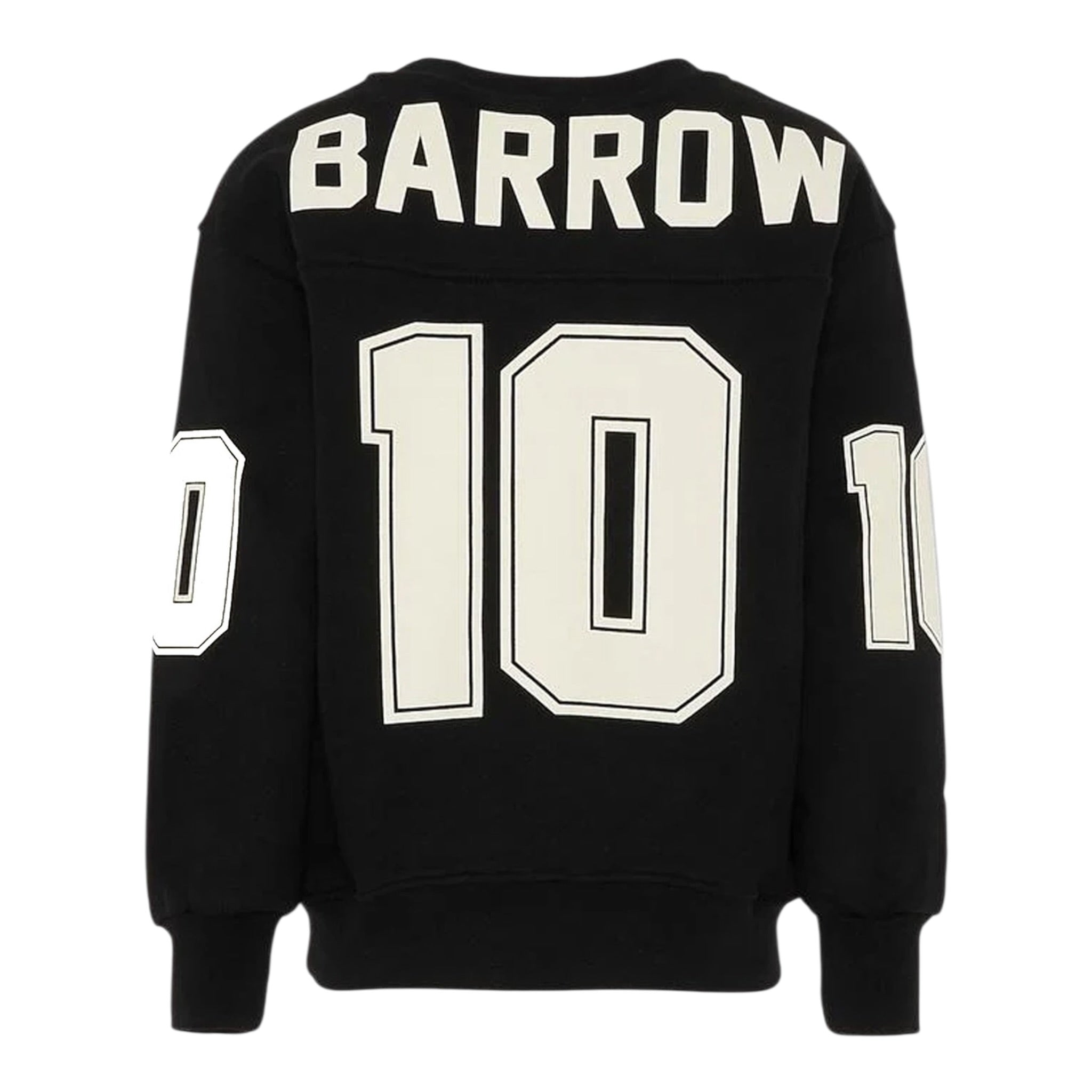 Barrow Kids Felpa Chiusa Girocollo Tint Unita Nero per Bambino F5BKJUSW066X NERO BARROW KIDS 