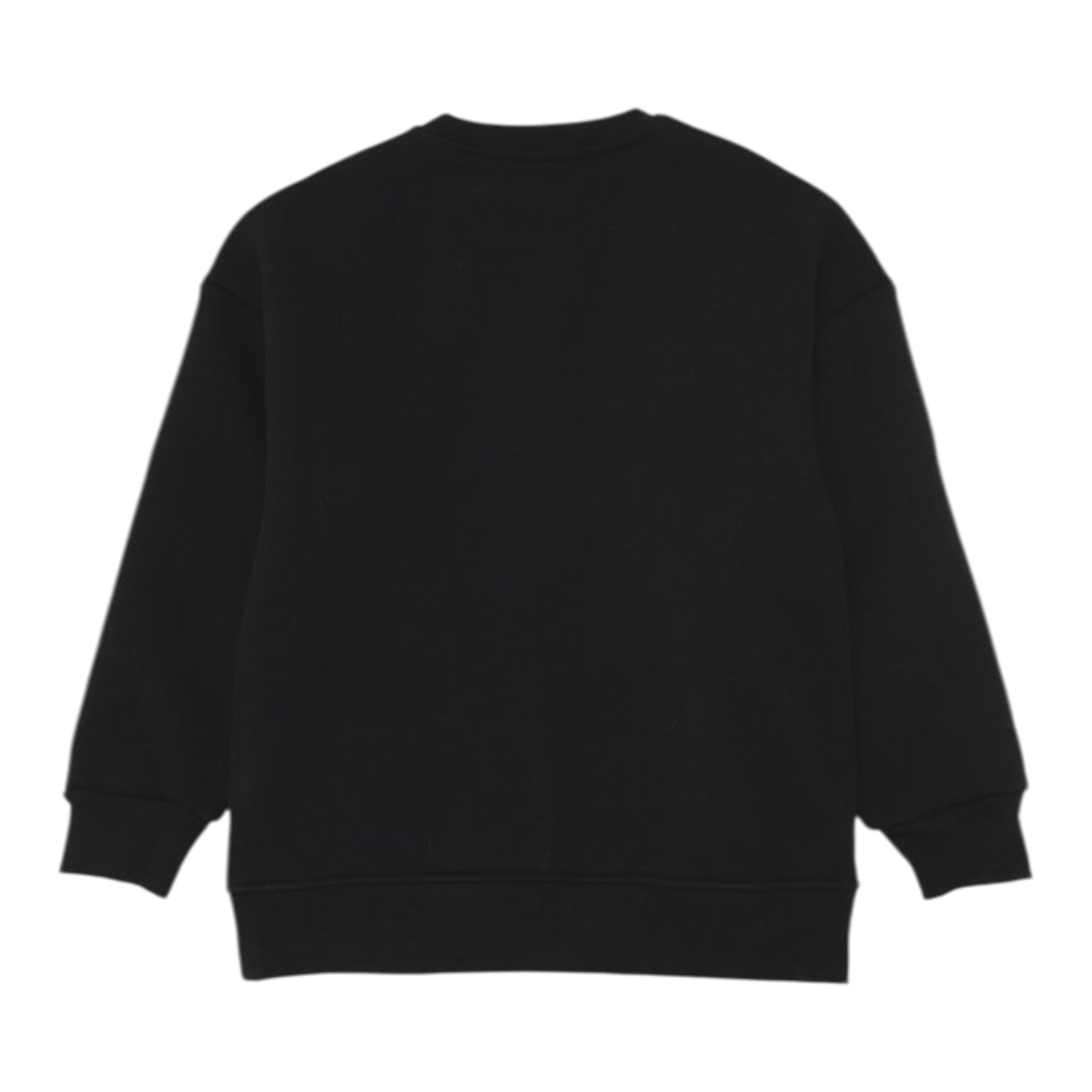 Barrow Kids Felpa Chiusa Girocollo tinta unita con Logo Nero per Bambino F5BKJUSW237 NERO BARROW KIDS 
