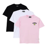 Barrow Kids Set 3 T-Shirt Tricolore Bianco per Bambino F5BKJUTH054 BIANCO BARROW KIDS 