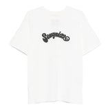 Barrow Kids T-Shirt Girocollo tinta unita con Stampe Bianco per Bambino F5BKJUTH160 BIANCO BARROW KIDS 