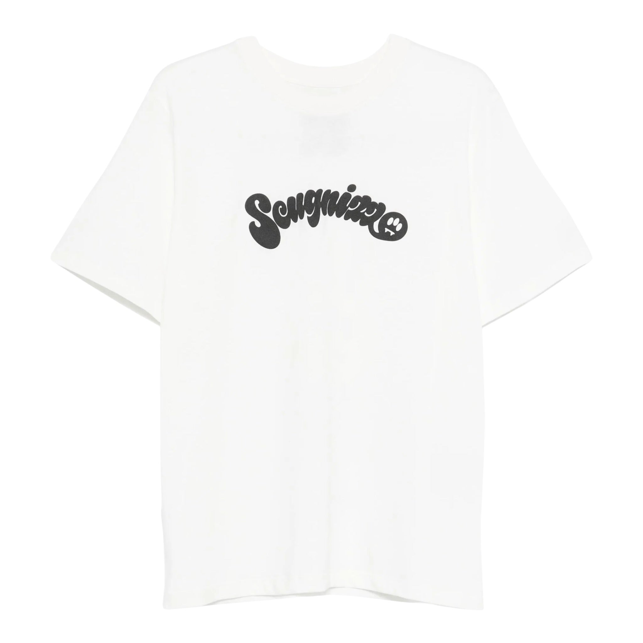 Barrow Kids T-Shirt Girocollo tinta unita con Stampe Bianco per Bambino F5BKJUTH160 BIANCO BARROW KIDS 