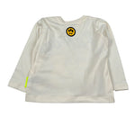 Barrow Kids Shirt tinta unita con Stampa Beige per Neonato F5BKUNTH217 BEIGE BARROW KIDS 
