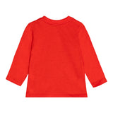 Moschino Shirt Girocollo tinta unita con Logo Rosso per Bambino MSO00R ROSSO MOSCHINO 
