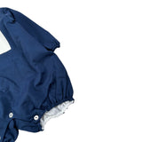 Bear Pagliaccetto Bicolore con Colletto Blu per Neonata 607 BLU BEAR 