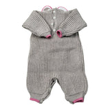 Bebe' Di Almy Tutina Manica Lunga con Fiocco Biege per Neonata T77L BEIGE BEBE' DI ALMY 