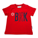 Bikkembergs T-Shirt tinta unita con Stampa Rosso per Neonato BK0252 ROSSO BiKKEMBERGS 