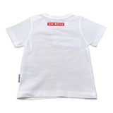 Bikkembergs T-Shirt tinta unita con Stampa Bianco per Neonato BK0253 BIANCO BiKKEMBERGS 