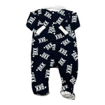 Bikkembergs Tutina tinta unita con Stampa Blu per Neonato BK0912 BLU BiKKEMBERGS 