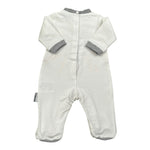 Bikkembergs Tutina tinta unita con Stampa Bianco per Neonato BK0970 BIANCO BiKKEMBERGS 