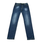 Bikkembergs Jeans tinta unita con Girovita Regolabile Blu per Bambino BK12311 BLU BiKKEMBERGS 