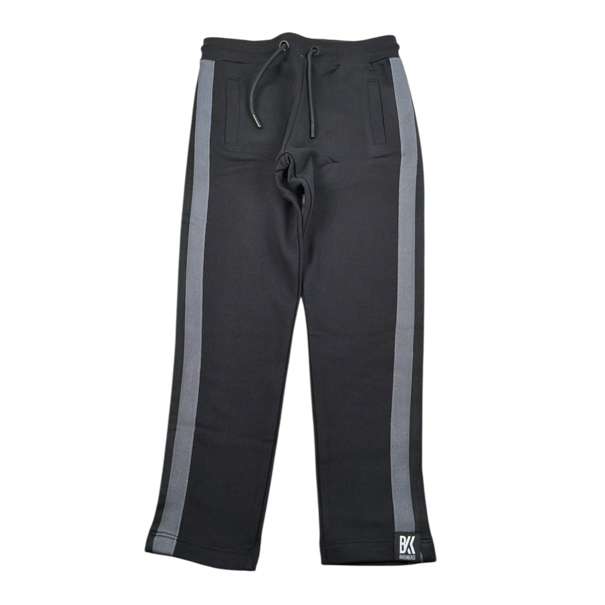 Bikkembergs Completo 2Pz Felpa tinta unita con Zip-Pantalone Nero per Bambino BK3248 NERO BiKKEMBERGS 