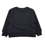 Bikkembergs Felpa Chiusa Girocollo tinta unita con Logo Nero per Bambino BK3306 NERO BiKKEMBERGS 