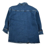 Bikkembergs Camicia In Denim tinta unita Blu per Neonato BK3392 BLU BiKKEMBERGS 