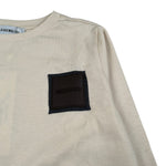Bikkembergs Shirt Girocollo tinta unita con Stampa Beige per Bambino BK3610ML BEIGE BiKKEMBERGS 