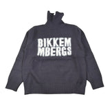 Bikkembergs Maglia Collo Alto tinta unita con Stampa Blu per Bambino BK3646 BLU BiKKEMBERGS 