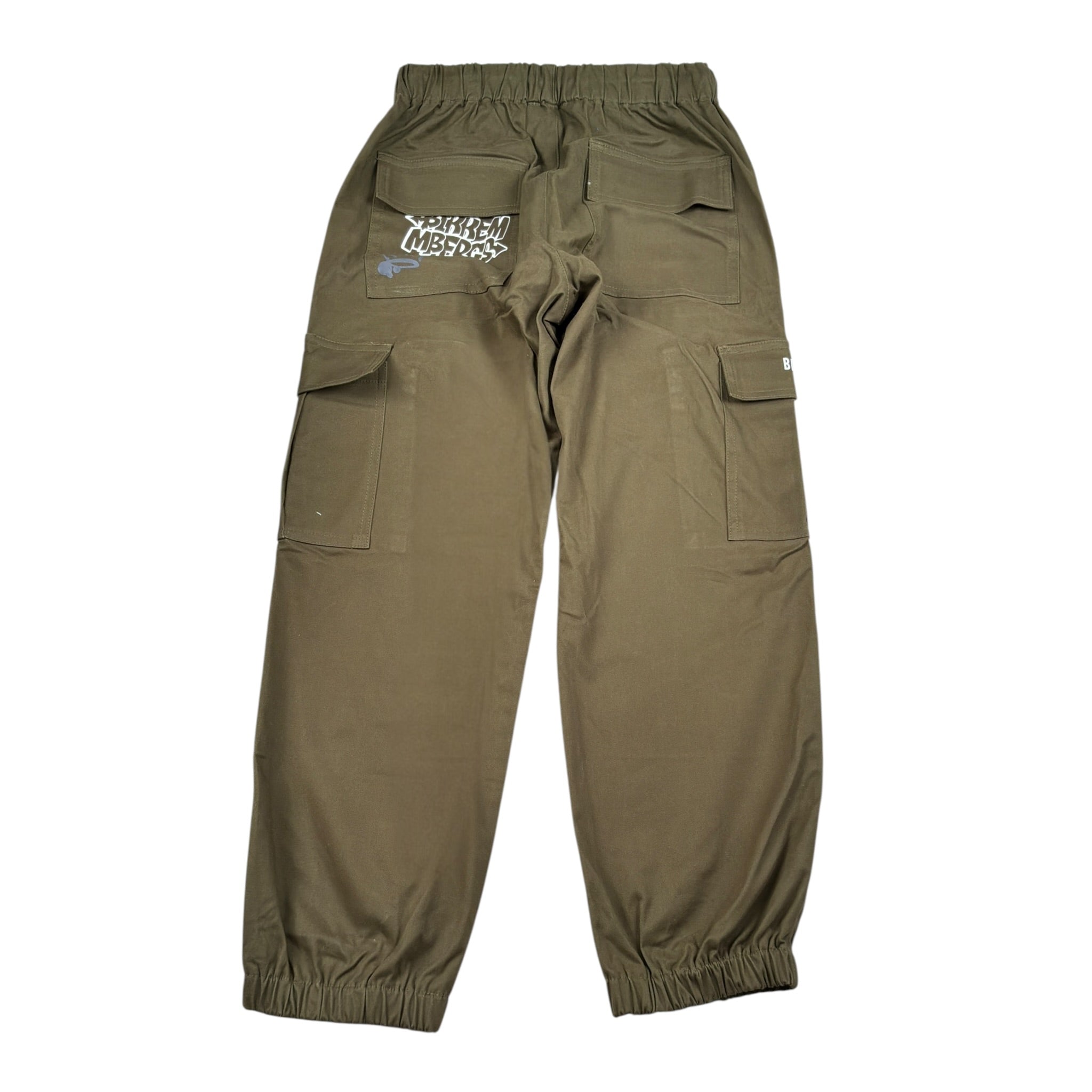 Bikkembergs Pantalone tinta unita con Elastico In Vita Verde per Bambino BK3689 VERDE BiKKEMBERGS 