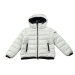 Bikkembergs Giubbino tinta unita con Zip E Cappuccio Panna per Bambino BK3728X PANNA BiKKEMBERGS 