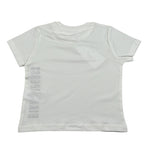Bikkembergs T-Shirt Girocollo tinta unita con Logo Bianco per Bambino BK3730 BIANCO BiKKEMBERGS 