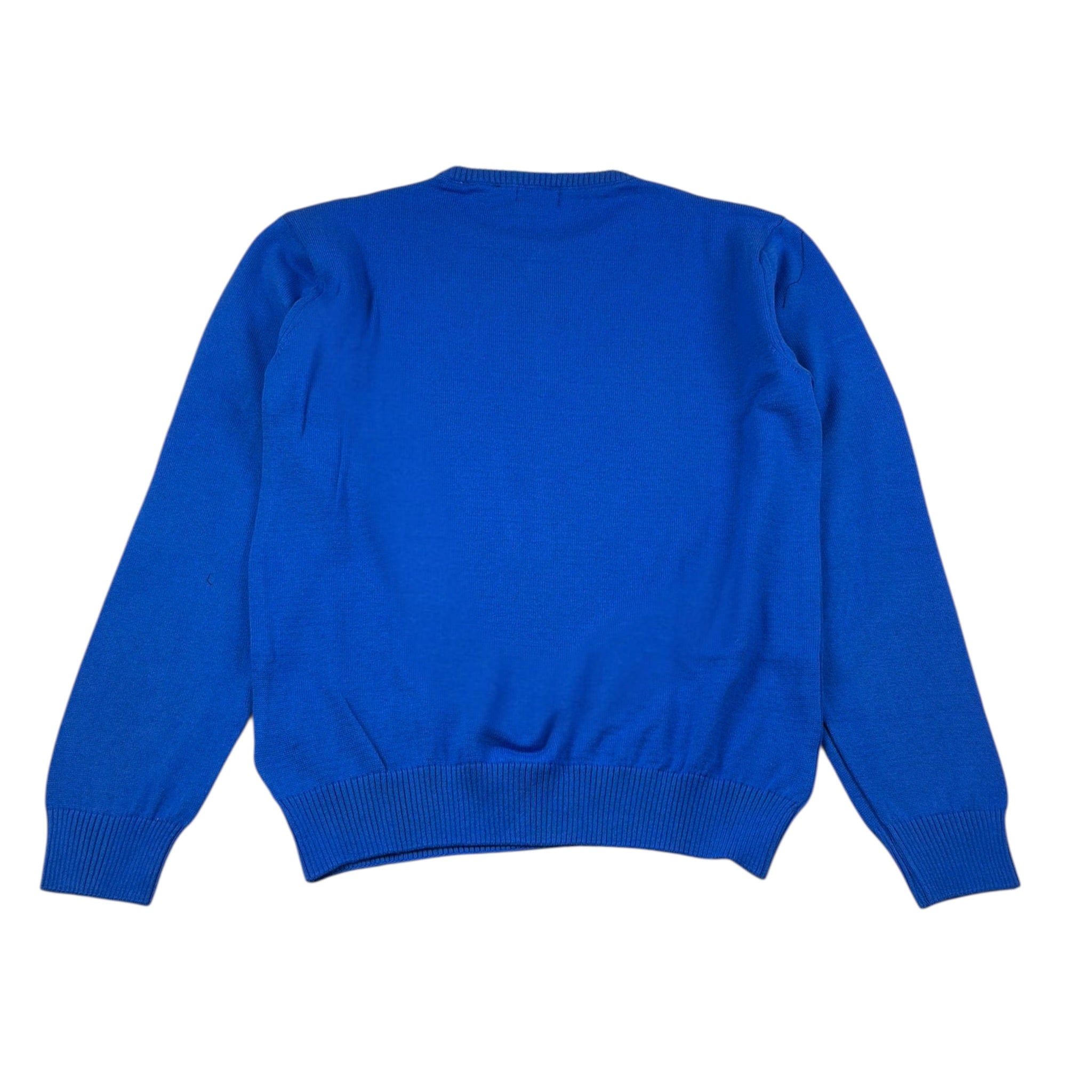 Bikkembergs Maglia tinta unita Girocollo Cobalto per Bambino BK3736 COBALTO BiKKEMBERGS 