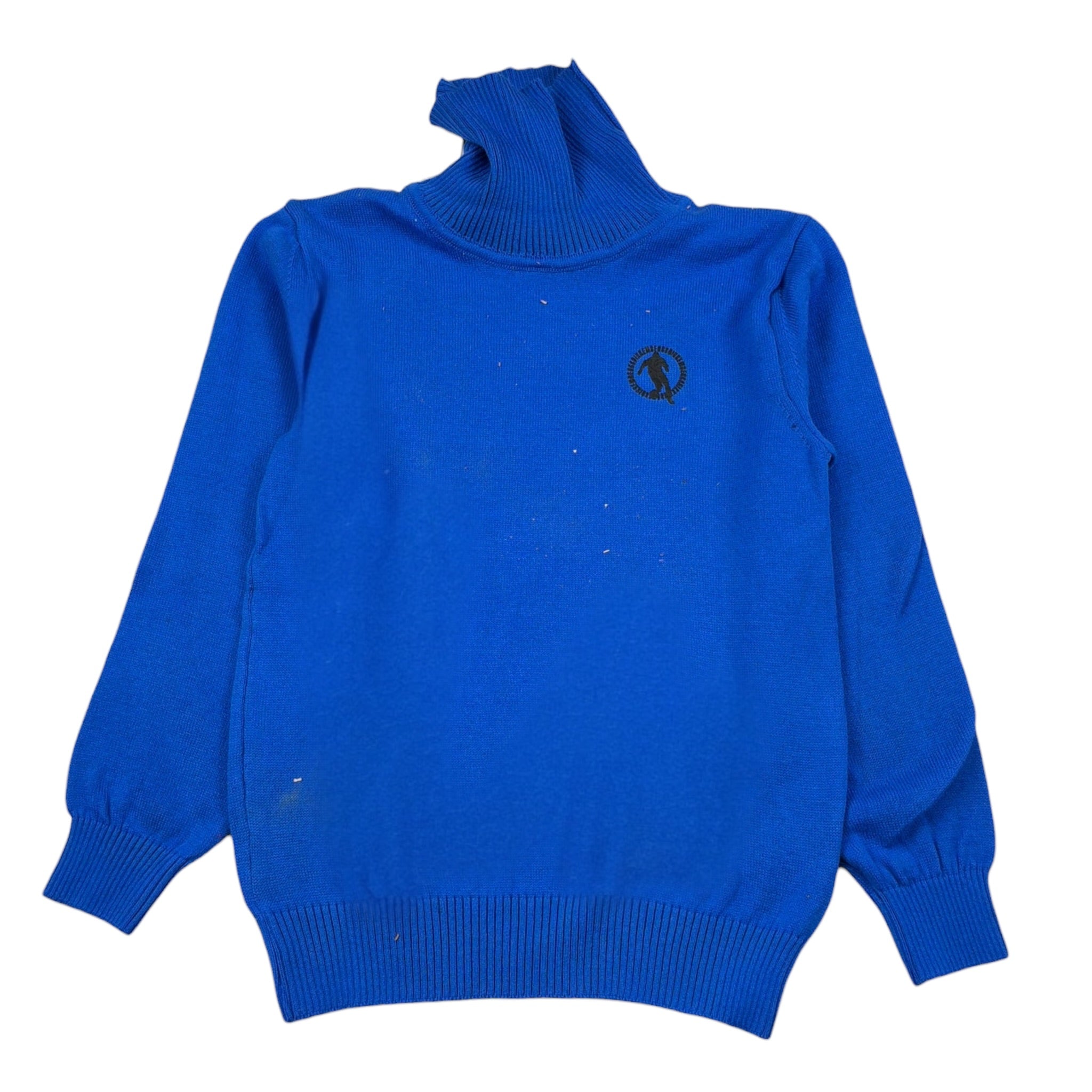 Bikkembergs Maglia Collo Alto tinta unita Cobalto per Bambino BK3748X COBALTO BiKKEMBERGS 