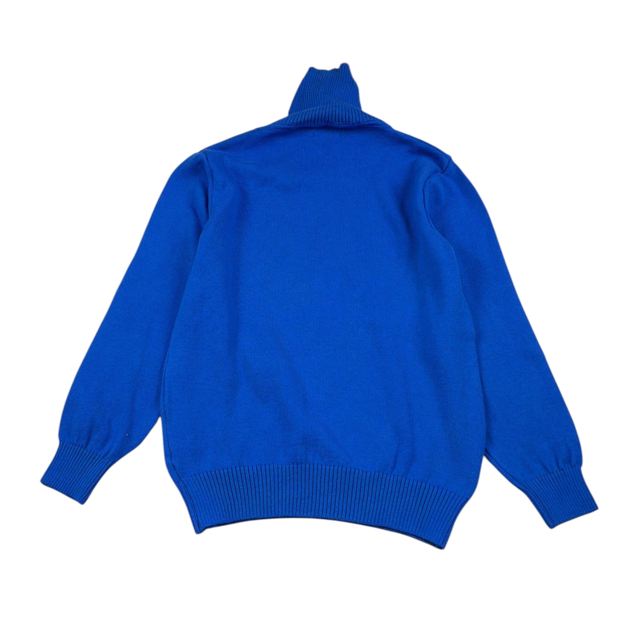 Bikkembergs Maglia Collo Alto tinta unita Cobalto per Bambino BK3748X COBALTO BiKKEMBERGS 