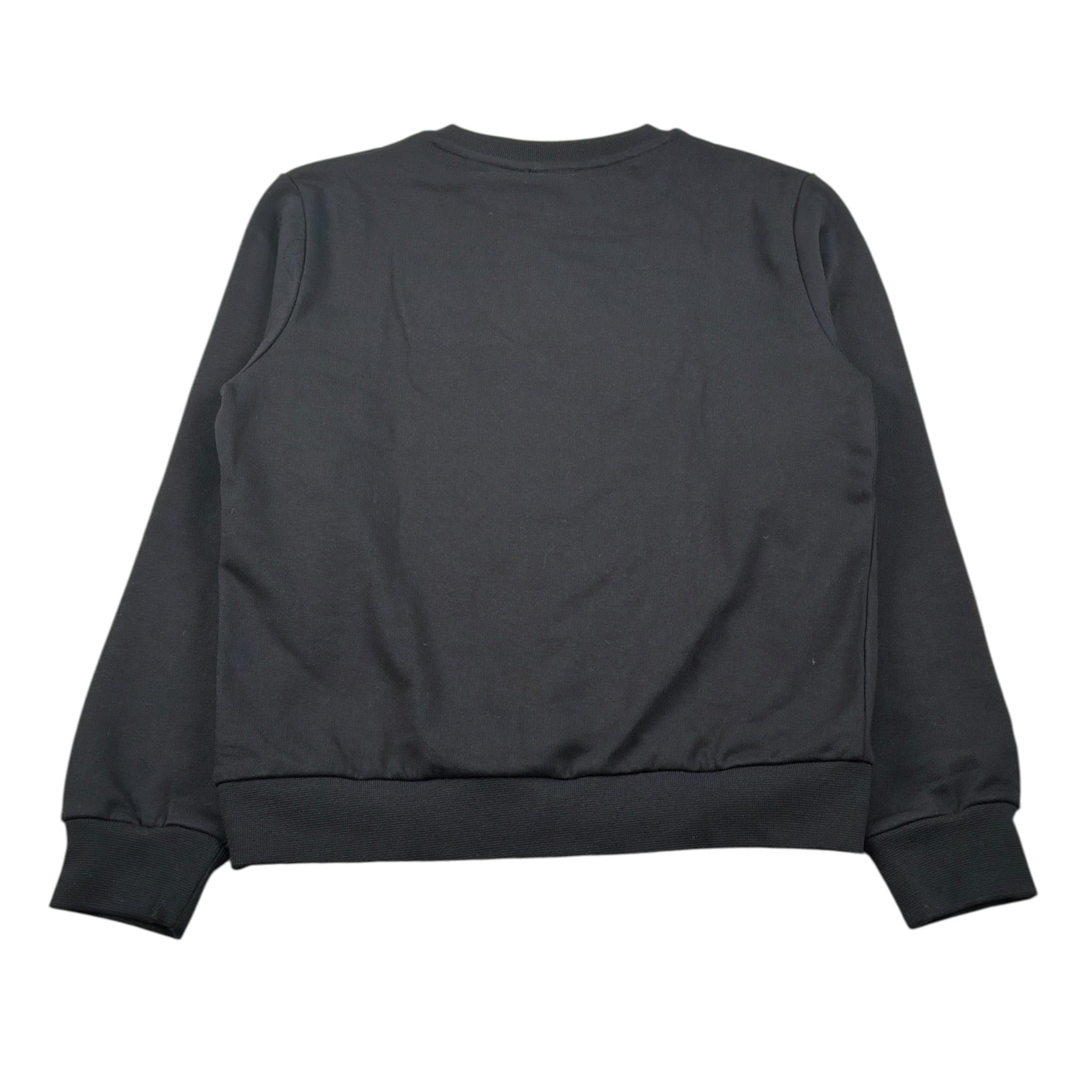 Bikkembergs Felpa Chiusa Girocollo tinta unita Nero per Bambino BK3750 NERO BiKKEMBERGS 