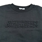 Bikkembergs Felpa Chiusa Girocollo tinta unita Nero per Bambino BK3750 NERO BiKKEMBERGS 