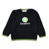Bikkembergs Maglia tinta unita con Stampa Nero per Neonato BK3803 NERO BiKKEMBERGS 