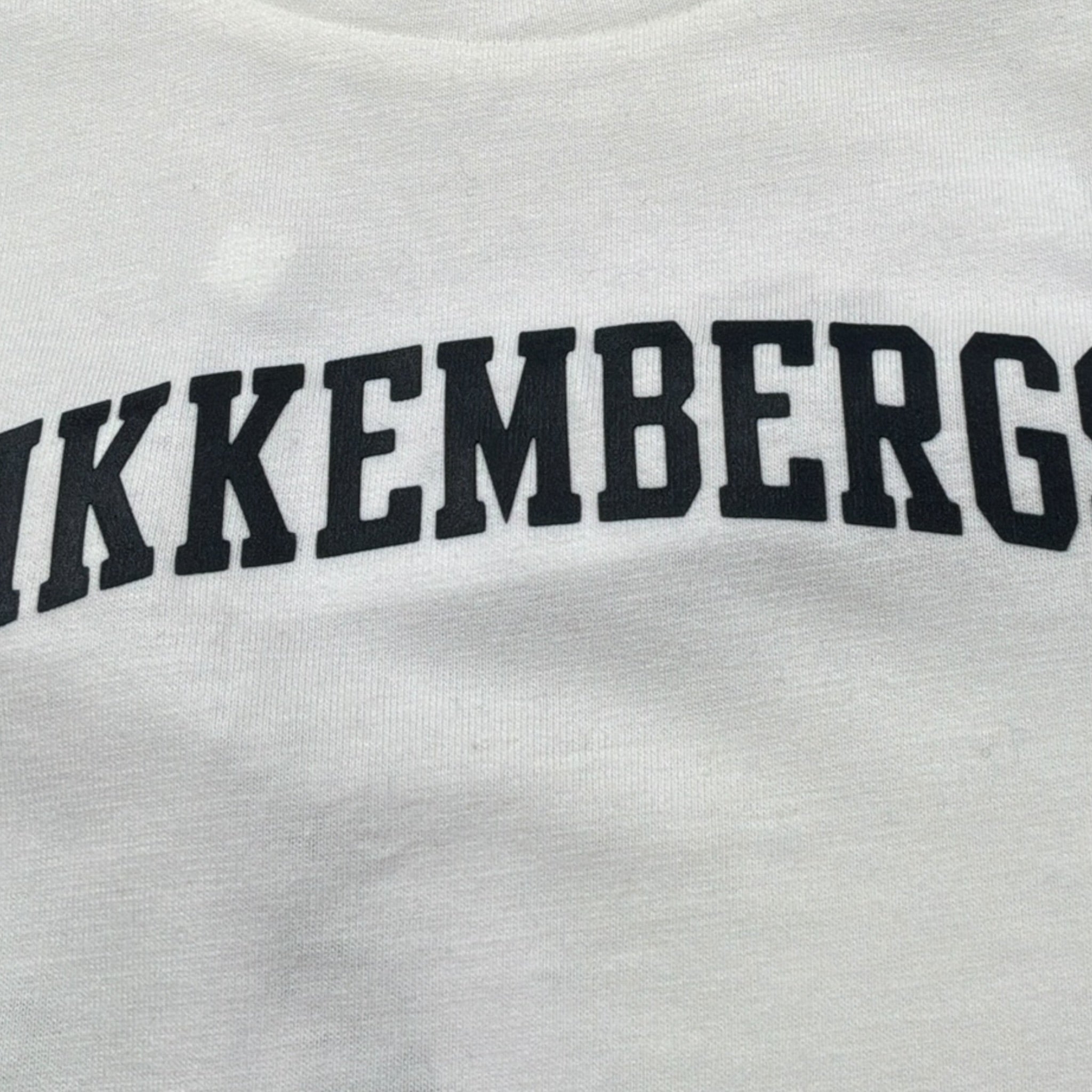 Bikkembergs Shirt tinta unita con Stampa Bianco per Neonato BK3825 BIANCO BiKKEMBERGS 