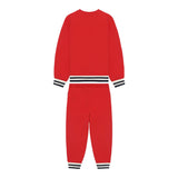 Bikkembergs Completo 2Pz Felpa-Pantalone Rosso per Bambino BK3831JX ROSSO BiKKEMBERGS 