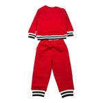 Bikkembergs Completo 2Pz Felpa-Pantalone Rosso per Neonato BK3831 ROSSO BiKKEMBERGS 