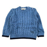 Bikkembergs Maglia Girocollo tinta unita Azzurro per Neonato BK3835 AZZURRO BiKKEMBERGS 
