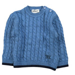 Bikkembergs Maglia tinta unita con Logo Azzurro per Neonato BK3836 AZZURRO BiKKEMBERGS 