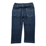 Bikkembergs Jeans tinta unita con Elastico In Vita Blu per Neonato BK3837 BLU BiKKEMBERGS 