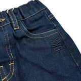 Bikkembergs Jeans tinta unita con Elastico In Vita Blu per Neonato BK3837 BLU BiKKEMBERGS 