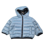 Bikkembergs Giubbino tinta unita con Cappuccio Azzurro per Neonato BK3842 AZZURRO BiKKEMBERGS 