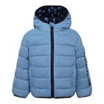 Bikkembergs Giubbino tinta unita con Cappuccio Azzurro per Neonato BK3842X AZZURRO BiKKEMBERGS 