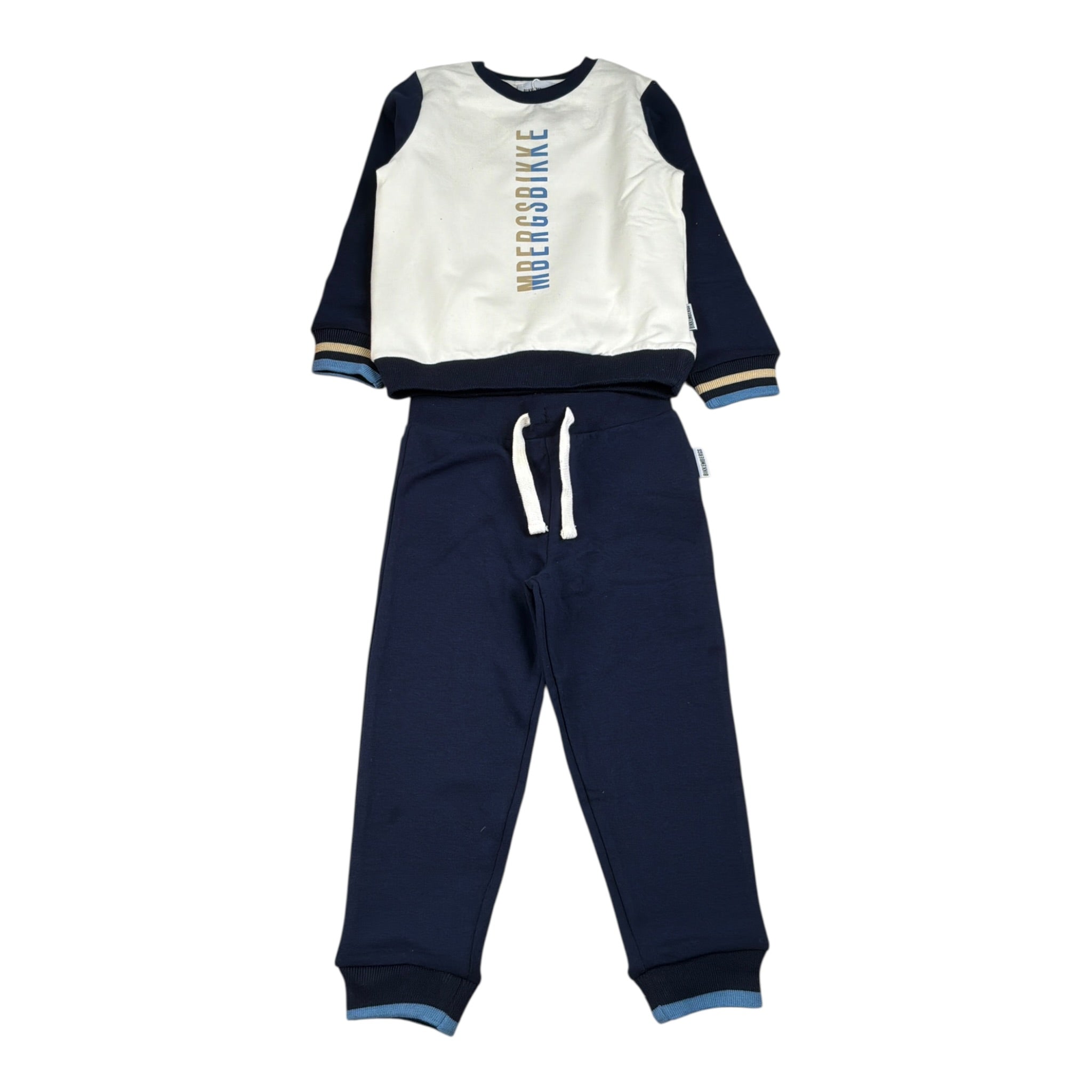 Bikkembergs Completo 2Pz Felpa-Pantalone Modello Tuta Blu per Neonato BK3848 BLU BiKKEMBERGS 