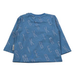 Bikkembergs Shirt Girocollo tinta unita Azzurro per Neonato BK3849 AZZURRO BiKKEMBERGS 
