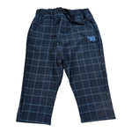 Bikkembergs Pantalone tinta unita con Fantasia A Quadrettini Blu per Bambino BK3861 BLU BiKKEMBERGS 