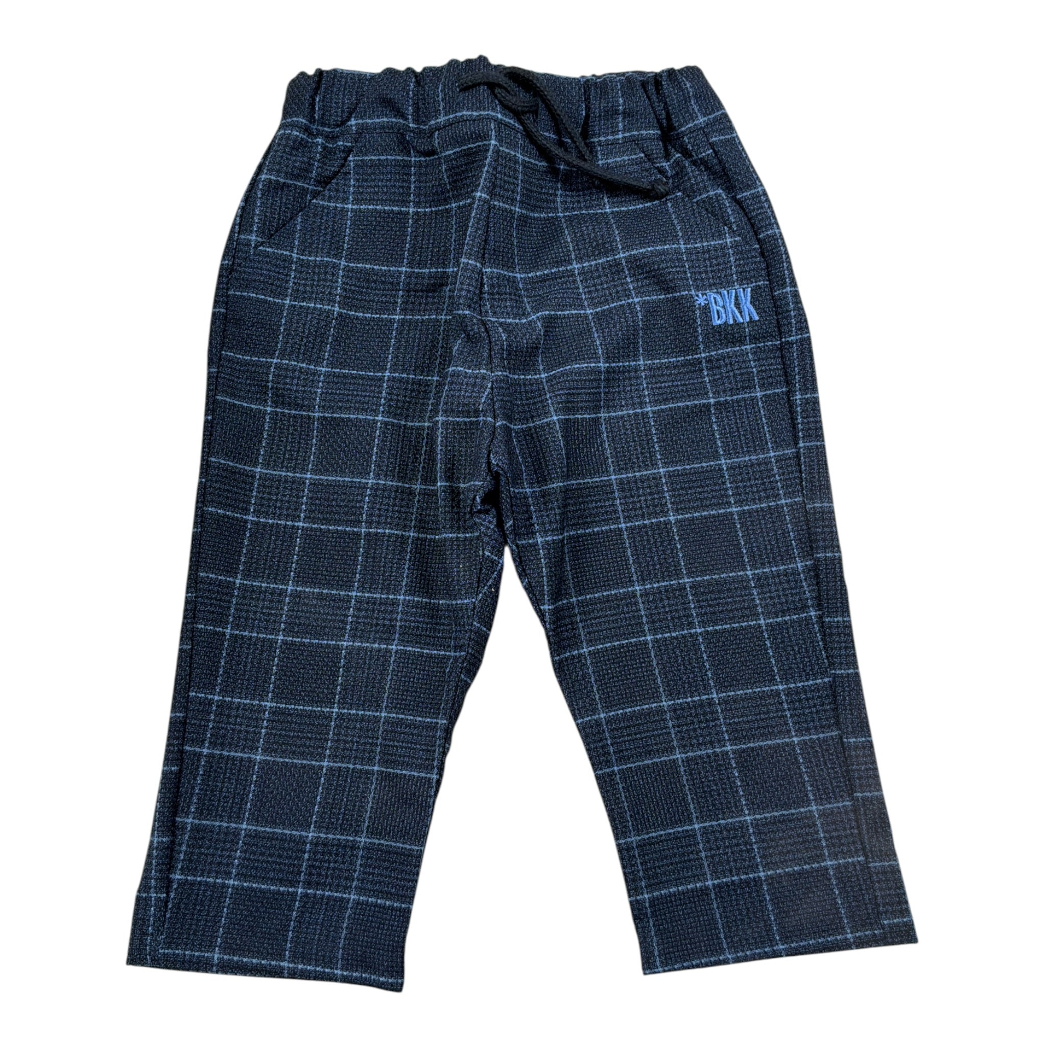 Bikkembergs Pantalone tinta unita con Fantasia A Quadrettini Blu per Bambino BK3861 BLU BiKKEMBERGS 