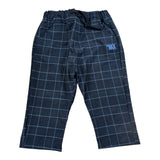 Bikkembergs Pantalone tinta unita con Fantasia A Quadrettini Blu per Neonato BK3861N BLU BiKKEMBERGS 