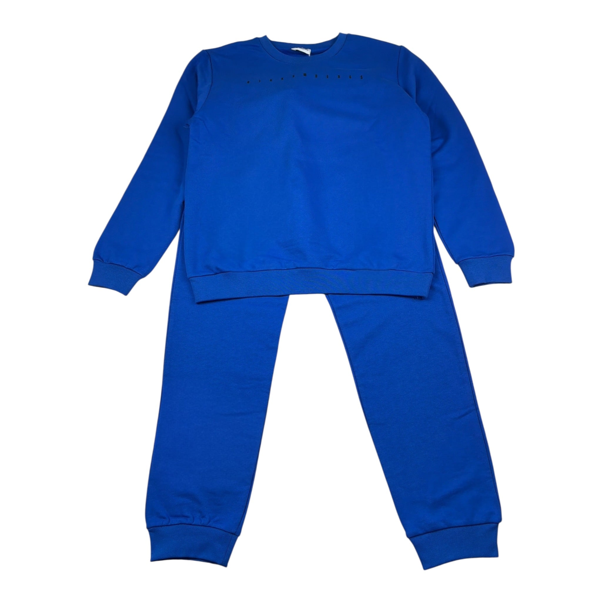 Bikkembergs Completo 2 Pezzi Felpa-Pantalone tinta unita Cobalto per Bambino BK3903 COBALTO BiKKEMBERGS 